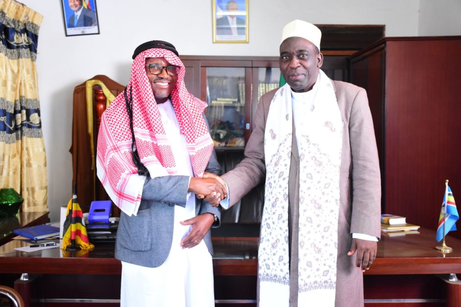 Fabian Kasi meets the Supreme Mufti Sheikh Muhammad Galabuzi at Kibuli Mosque recently. Fabian says the bank’s growth is deeply rooted in its firm belief in growing with its customers and building long-term relationships that are founded on transparency, and trust.