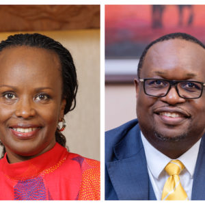 Under Nadine Byarugaba (left), who became board Chairperson in January 2016 and Mumba Kalifungwa (right) who became Managing Director in April 2020, Absa Bank Uganda has solidfied its growth, into Uganda's 3rd largest bank.