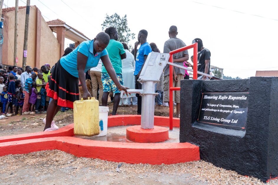 TLG Group marked the unveiling of its Vista Naguru apartments with a heartfelt donation of a borehole and essential supplies to Bank Village, honoring the legacy of Rajiv Ruparelia. The act brings clean water and hope to one of Kampala’s most underserved communities, reflecting a deeper vision of real estate with a human heart.