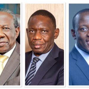 Left-Right: Finance Minister Matia Kasaija, Bank of Uganda Governor Michael Ating-Ego, and Lawyer Silver Kayondo. The Finance Ministry and Bank of Uganda maintain that cryptocurrencies are not legal tender in Uganda. Kayondo’s attempt to find legal means of regularizing cryptocurrency through the court was dismissed.