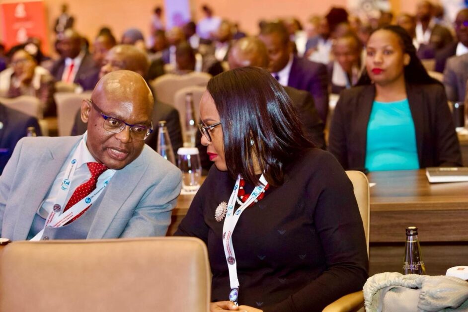 Grace Muliisa speaking at the 47th OESAI Annual Conference at Speke Resort Munyonyo, sharing her vision for the future of customer experience in Africa’s insurance industry.