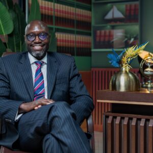 Joshua Ogwal, Partner at Ligomarc Advocates and Joint Managing Director at Rekindle Capital, photographed in Kampala, Uganda. Experienced financial lawyer and corporate governance advisor with expertise in banking, project finance, infrastructure, and natural resources law.