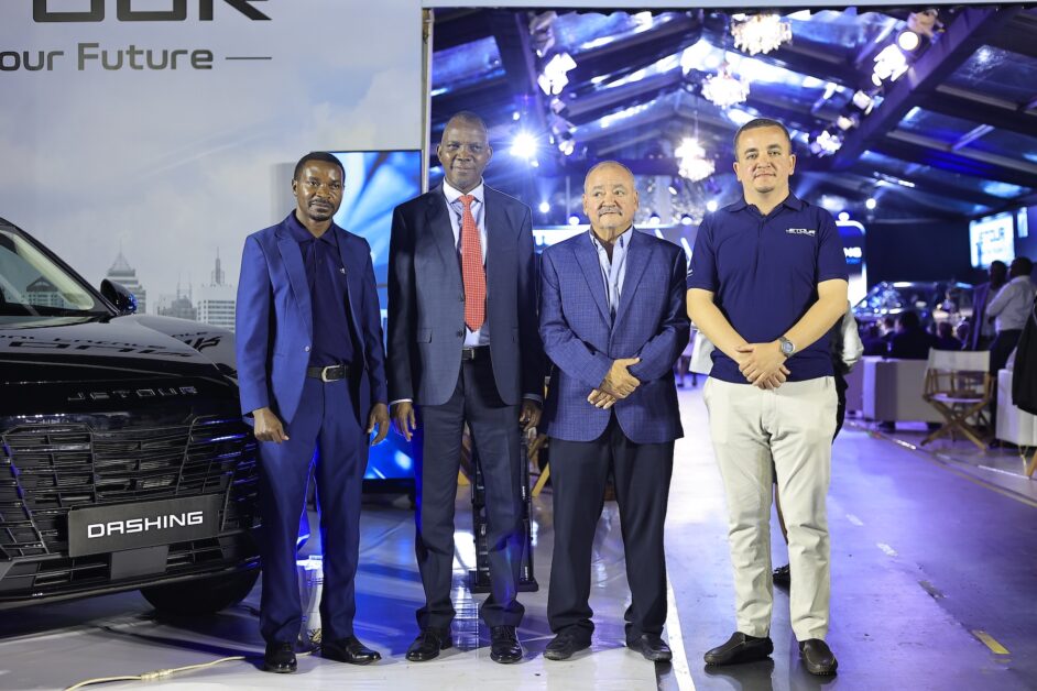 Images from the official launch of Jetour SUVs in Uganda, showcasing the unveiling of the DASHING and X70 Plus models, speeches by government officials and company executives, and guests interacting with the vehicles on display. The photos highlight the modern design, spacious interiors, and performance features of Jetour’s new SUVs, as well as the brand’s entry into the Ugandan automotive market.
