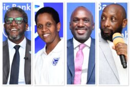 (Left to right): Stanbic’s Executive Director and Head, Personal & Private Banking, Samuel F. Mwogeza, Head of Wealth and Investment, Bernice Mvano, Head of Personal Banking, Israel Arinaitwe and Head of Private Banking, Arthur Kiwanuka. The team is reshaping how families think about money, legacy, and the futures yet to be written.