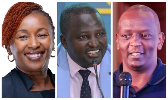 MTN CEO Sylvia Mulinge, MTN Mobile Money Managing Director Richard Yego, and M-PESA Africa Managing Director Sitoyo Lopokoiyit. The three agree that now that Africa has already proven it can leapfrog barriers, the next frontier is to ensure that the systems it builds are safe, transparent, and human-centered.