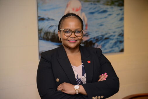 Mosetsana Mahlafunya, Head of Absa Investor Services at Absa Investor Services Pan Africa, photographed in Kampala during her interview with CEO East Africa Magazine, where she explains Absa’s re-entry into Uganda’s custody market as part of its Pan-African investor services strategy—focused on technology, trust, long-term commitment, and unlocking Uganda’s investment potential.