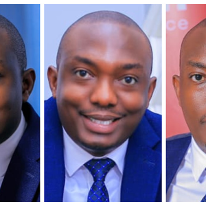 A photo collage of Joseph Nsubuga, an actuary turned executive, who is trying to change the outlook of insurance from being a distant, abstract, and mistrusted industry.