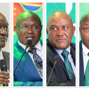 Left to right: A photo collage of Old Mutual Executives — Arthur Oginga, CEO of Old Mutual East Africa; Patrick Kimathi, Managing Director of UAP Old Mutual Life Assurance; Stephen Chikovore, Managing Director of Old Mutual Insurance; and Zac Kisesi, Managing Director of Old Mutual Investment Group. Together, they represent the leadership driving Old Mutual Uganda’s strategic evolution — aligning the brand with its Pan-African identity while navigating a fast-changing financial landscape where scale, innovation, and agility will define the next era of competition.