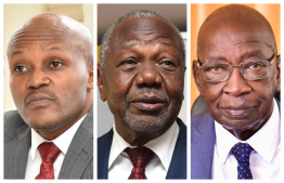 A photo collage of UNBS Executive Director Eng James Kasigwa, UNBS Chairman Eng James Kalibbala, and Trade Minister Francis Mwebase. Various correspondences seen by this website show an agency that has been struggling for months, leading to a probe into the activities of Eng Kasigwa, who has barely spent two years in the executive director job.