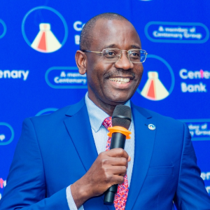 Ugandan banking leader CPA Godfrey Byekwaso, excelling abroad in his role as Managing Director of Centenary Bank Malawi.
