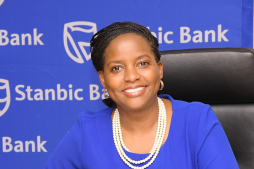 Anne Juuko, the outgoing Regional Head, East Africa for Global Markets at Standard Bank Group and former CEO of Stanbic Bank Uganda, photographed during her leadership tenure—her departure marking a major senior-level exit after 13 years with the Group.