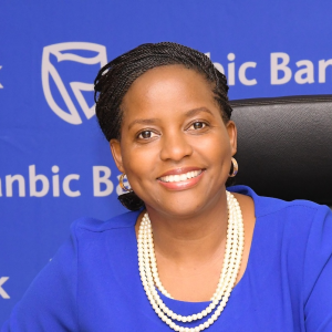 Anne Juuko, the outgoing Regional Head, East Africa for Global Markets at Standard Bank Group and former CEO of Stanbic Bank Uganda, photographed during her leadership tenure—her departure marking a major senior-level exit after 13 years with the Group.