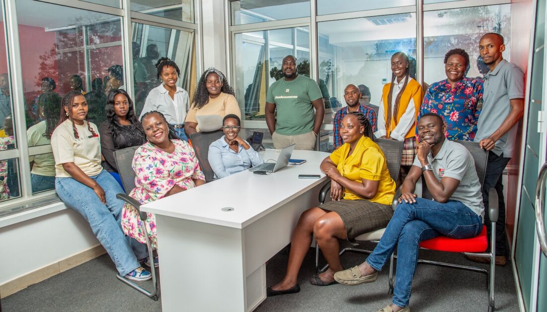 Edna Torana, newly appointed Managing Director of Scanad Uganda, at her office leading the agency’s AI-driven transformation.