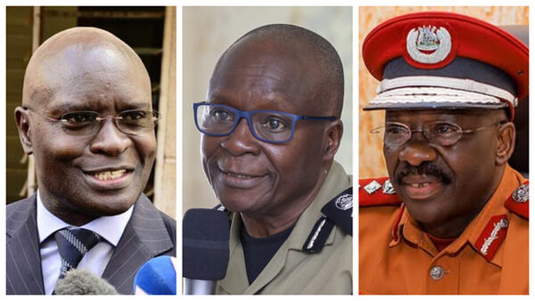 Simon Byabakama, Chairperson of the Electoral Commission, Abas Byakagaba, Inspector General of Police, and Johnson Byabashaija, Commissioner General of the Uganda Prisons Service, oversee the institutions responsible for administering, securing, and supporting the 2026 Presidential and Parliamentary elections.