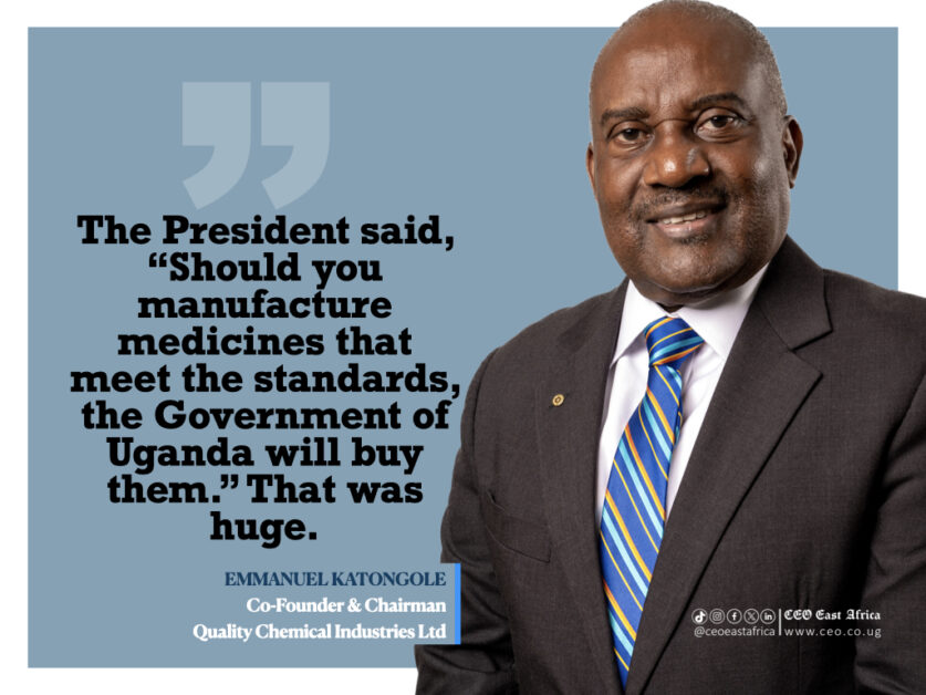 QCIL facilities, leadership, and scientists working to produce affordable, high-quality medicines in Uganda — showcasing locally manufactured lifesaving treatments, modern laboratories, reliable supply chains, and the growth of Africa’s pharmaceutical capacity.
