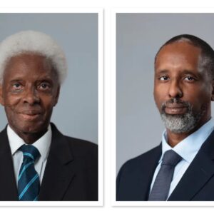 Chris Kayoboke and Julius Kayoboke, co-founder of Crown Beverages and board director respectively, pictured during discussions on succession and governance at East Africa’s Pepsi bottler.