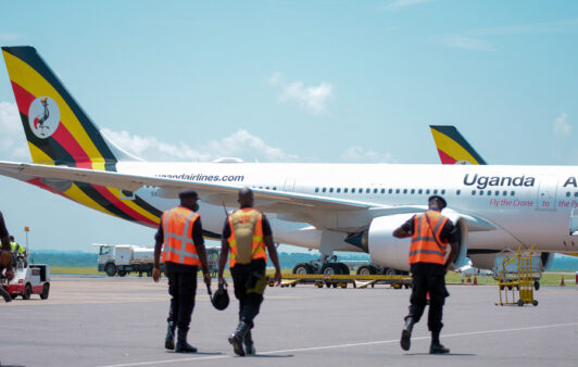 Three of Uganda Airlines’ six owned aircraft are grounded, forcing the carrier to operate below capacity and disrupt long-haul routes as new leadership steps in amid mounting financial pressure.