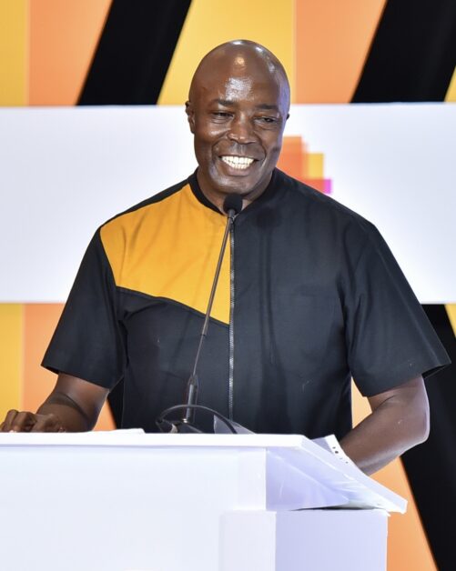 Francis Kamulegeya pictured across various roles—from corporate leadership to farming and community initiatives—reflecting his transition into impact-driven work in Uganda.”