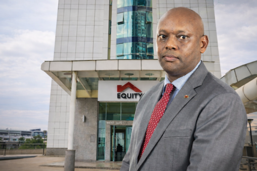 Equity Bank Rwanda headquarters in Kigali and Managing Director Hannington Namara. Authorities in Uganda have arrested six suspects linked to a cross-border digital fraud targeting the bank, as investigations into the multi-million-dollar heist continue.