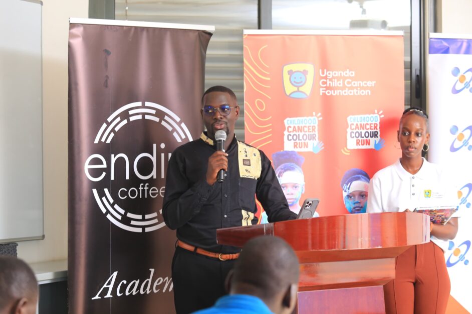 Timothy Mugenyi of Roke Telkom pledges continued support for the Childhood Cancer Colour Run, underscoring the importance of partnerships in expanding impact and reaching more children in need.