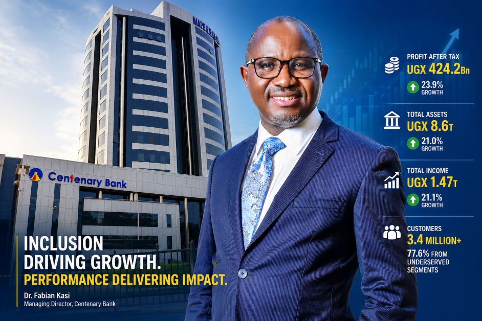 Centenary Bank Hits Record UGX 424.2 Billion Profit, Surges to UGX 8.6 ...