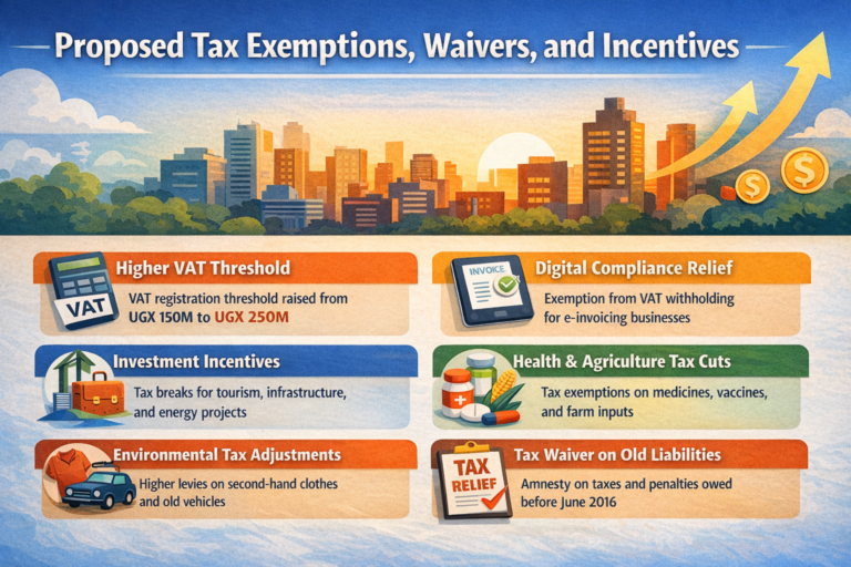 A graphic representation of tax exemptions, waivers and incentives.