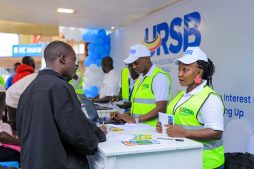 URSB field officers engage clients during a community outreach activity under the nationwide mass registration programme aimed at increasing awareness and uptake of business registration services across the country.