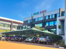 Pride Bank Head Office in Bukoto, a suburb of Kampala.